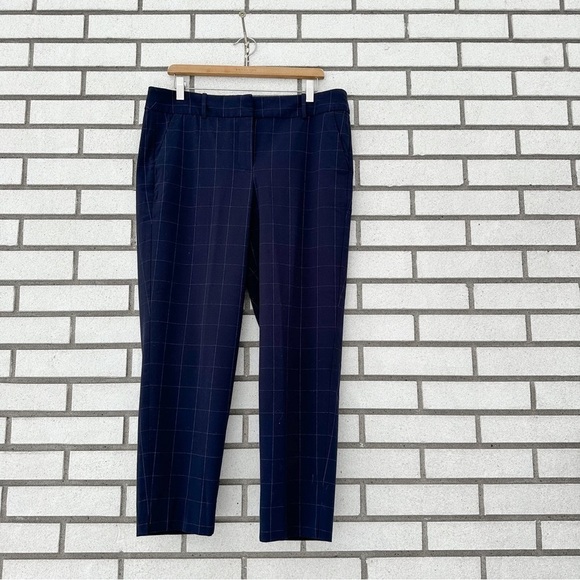 Chico’s Fabulously Slimming Windowpane Straight Ankle Pants - Picture 2 of 12
